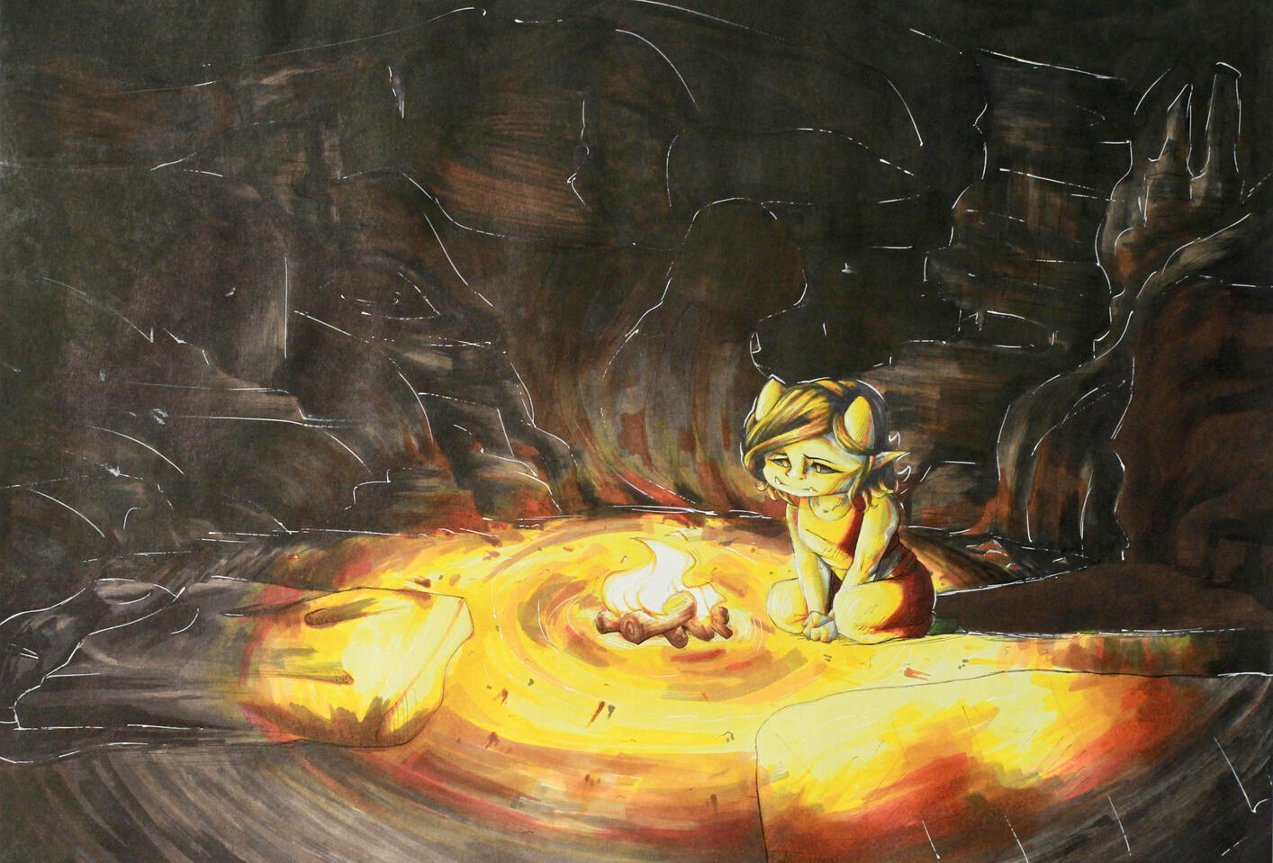 The Patience of the Lonely - AP Drawing Portfolio (2021)