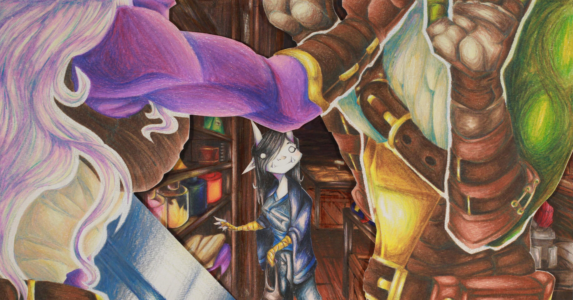 Unexpected Meetings - AP Drawing Portfolio (2022)